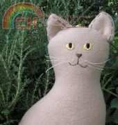 AOK Corral-Stuffed Cat Doll Pattern 2009