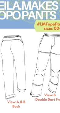 Leila Makes - Topo Pants - Sizes 00-36