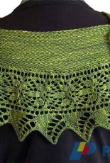 Birdsfoot Fern Shawl by Laura Patterson/Fiber Dreams