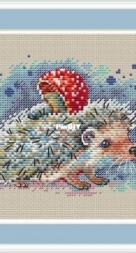 Green Terrace - Hedgehog and amanita by Anna Petunova XSD