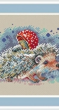 Green Terrace - Hedgehog and amanita by Anna Petunova XSD