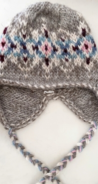 Mountain Rose Earflap Hat by Katrine Hammer - 2 Versions - Free