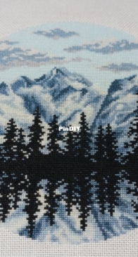 Landscape #40 - 2x2 Stitch Art