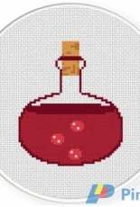 Daily Cross Stitch - Health Potion