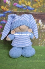 Bed Time Gnome by Knitting by Post