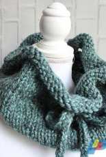 The New Ladylike -Drawstring Cowl by Andrea M. Quenette