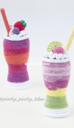 Pinky Pinky Blue - Nadejda Khegay - Strawberry and Bilberry Shake - Клубнично-черничный коктейль - Russian