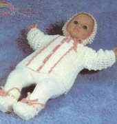 Babyset zum Häkeln / baby dress outfit --German