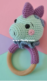 Hobbii Friends - Super Cute Design - Jennifer Santos - Dino Rattle - Dino Rammelaar - Dutch - free