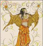 Fire Goddess by Joan Elliott from Cross Stitch Collection 184