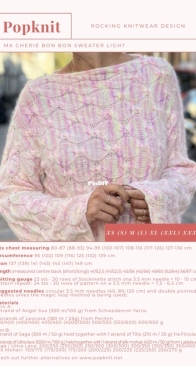 Ma Cherie Bon Bon Sweater Light by Popknit - Eng