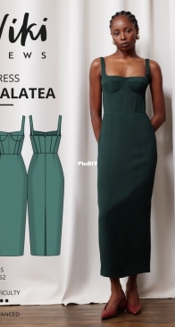 Viki Sews - Galatea Dress - English