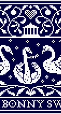 Modern Folk Embroidery - The Bonny Swans  XSD+PCS