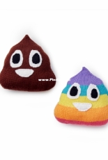 Yarnspriations - poop emoji Knit Pillow - caron - Free