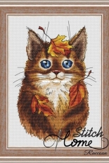 Stitch Home - Autumn Cat by Anastasia Shvetsova / Rechkina