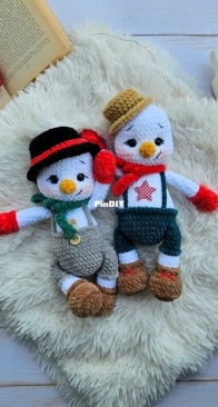 Anca Crochet Toys _ crochet snowman pattern _ English