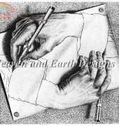 HAED HAEMCE124 Drawing Hands by M. C. Escher