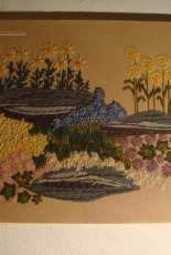 embroidered rock garden