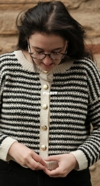 Daft Days Cardigan by Rebecca Clow - The Creabea