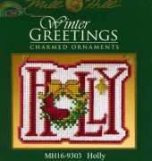 Mill Hill - Winter Greetings MH16-9303 Holly