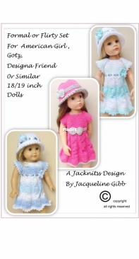 Jacknitss Design Jacqueline Gibb Formal or Flirty Set