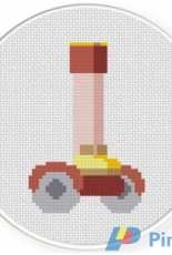 Daily Cross Stitch - Hoverboard