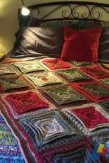 The Crochet Crowd - Michael Sellick - Hypnotic Tiles Afghan - Free