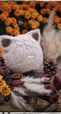 Soft kitty hat - Patternery - Marina Novikova