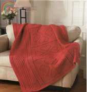 Mary Maxim- Nancy Liggins - 99947N Circle of Hearts Blanket