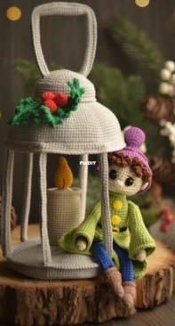 Vasilyeva Toys - Anna Vasilyeva - Christmas Lantern With A Candle