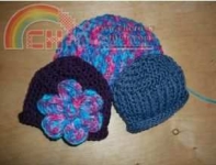 Trifles n Treasures - Tera Kulling - Rolled Brim Blossoms Hat