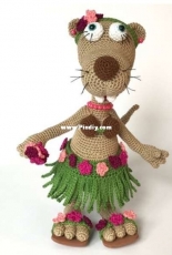 Diana Handmade - Weasel Roesli in Hawaii Outfit - German