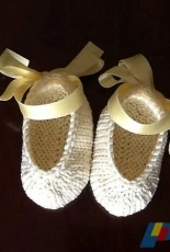 Baby Ballet Booties by Adeline Too -English-Free