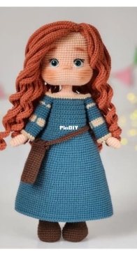 Dünyanın Amigurumisi - Bilgenur Çamtosun - Merida Doll