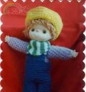 Yarnhead Doll Huckleberry Pie