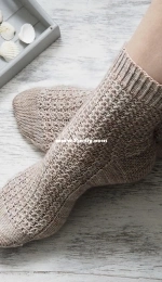 Shell Cottage Socks by Helen Stewart