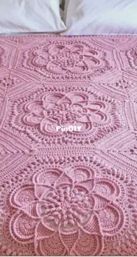 Delilah Blanket - Periwinkle Crochet - Andrea Harding
