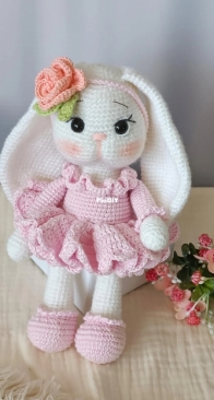 Crochet Toys Factory - Knit toys Cy - Olga Dubrovskaya - Lola the Bunny
