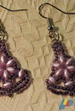 Earrings from a model of Lindas Crafty Inspirations