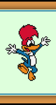 Cross Stitch Quest - Woody Woodpecker - Looney Tunes - Free