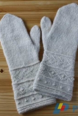 Twined Knitting Mittens by Maschas Maschen-Eng.,German-Free