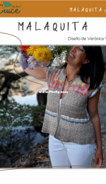 El Cruce x Vero V - Verónica Visosky - Malaquita Vest - Malaquita chaleco - Spanish