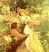 Laura Stitch Spirit of Spring by Alphonse Mucha