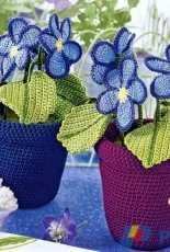 Diana Creative- Pot of flowers- Russian- Free