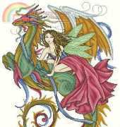 Fairy and the Dragon by Joan Elliott from Fairy Enchantment