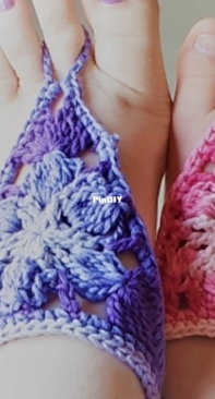 M&M Crochet Designs - Melanie Grobler - Boho Bearfoot Sandels - Free