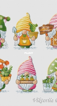 Cactus Gnomes by Victoria Pakhomova