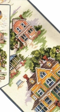 JCA / Needle Treasures 05609 Small Town Summer Bell PCS