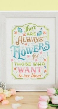 Always Flowers by Emma Congdon from Cross Stitch for the Soul PCS + XSD
