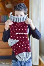 Whistle and Ivy - Bethany Dearden - Snowfall Stocking
